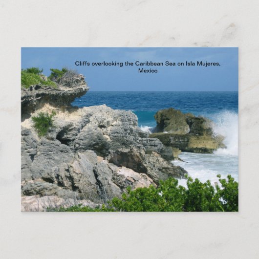 Cliff on Isla Mujeres Briefkaart (Voorkant)