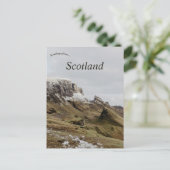 Cliff on the Isle of Skye Scotland Briefkaart (Staand voorkant)