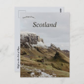 Cliff on the Isle of Skye Scotland Briefkaart (Voorkant / Achterkant)