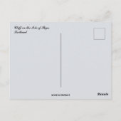 Cliff on the Isle of Skye Scotland Briefkaart (Achterkant)