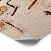 Cliff over Beachcombers bij Dungeness Wilderness Poster (Hoek)