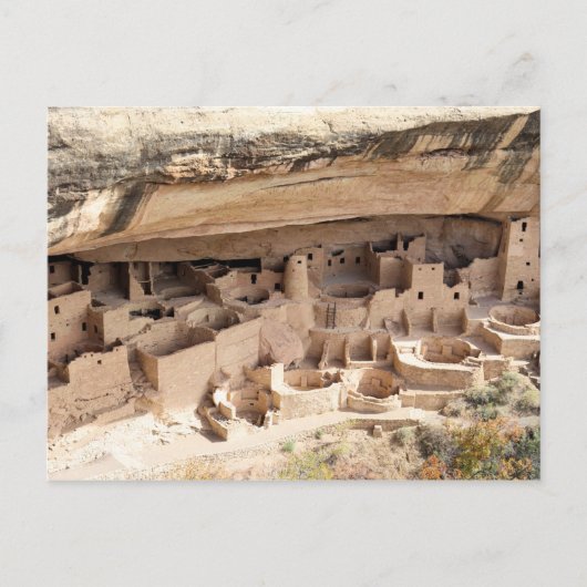 Cliff Palace bij het Nationaal Park Mesa Verde, Co Briefkaart (Voorkant)