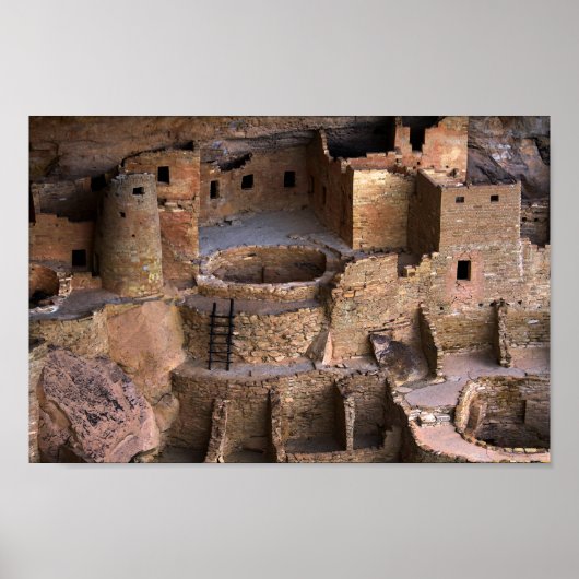 Cliff Palace, Mesa Verde, Colorado Poster (Voorkant)
