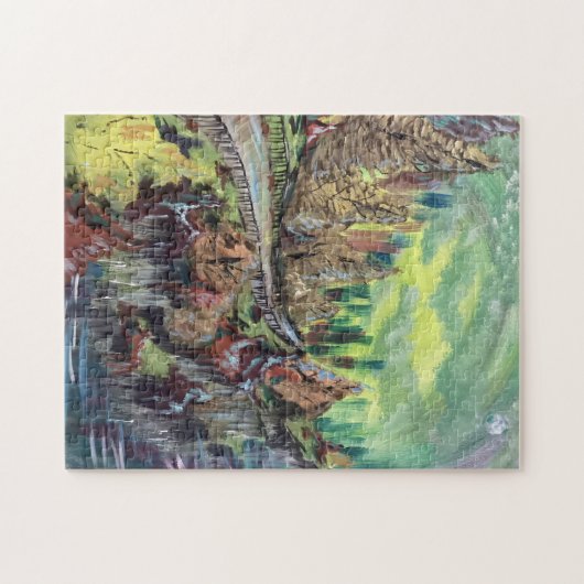 Cliff Side Scene Puzzel Legpuzzel (Horizontaal)