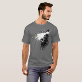 Cliff Skier Design T-shirt (Voorkant volledig)