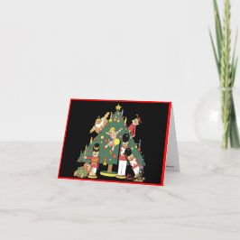 Cliff Sterrett Classic Comic Strip-kerstkaart Feestdagen Kaart