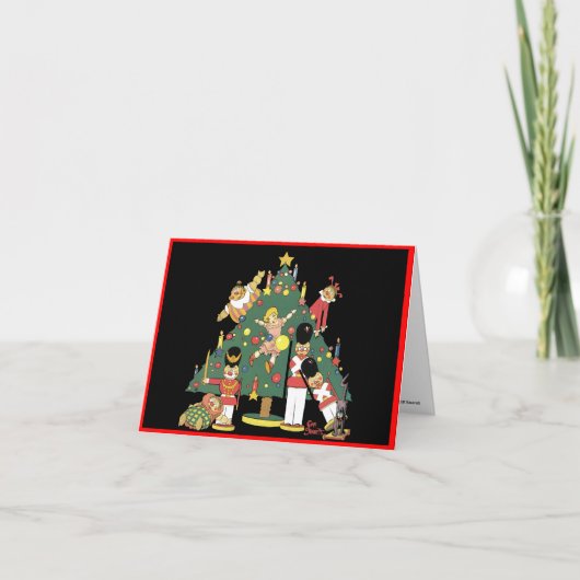 Cliff Sterrett Classic Comic Strip-kerstkaart Feestdagen Kaart (Voorkant)