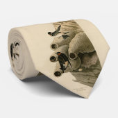 Cliff Swallow Republikein Audubon Birds of America Stropdas (Opgerold)