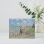 Cliff Walk bij Pourville Monet Briefkaart (Staand voorkant)