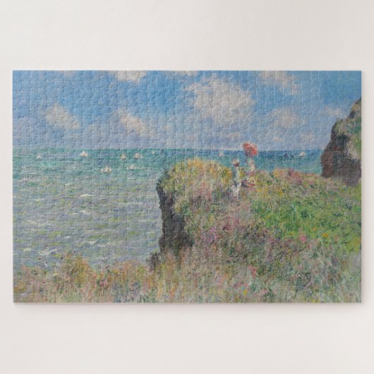 Cliff Walk bij Pourville Monet Legpuzzel (Horizontaal)