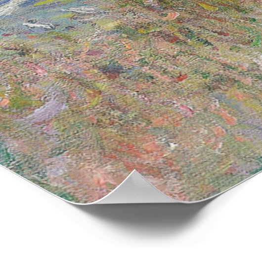 Cliff Walk bij Pourville Monet Poster (Hoek)