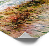 Cliff Walk bij Pourville Poster (Hoek)