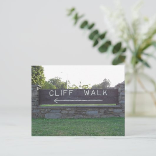 Cliff Walk Briefkaart (Staand voorkant)