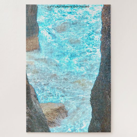 Cliff Walk Dunmore East Waterford Ireland. Jigzaag Legpuzzel (Verticaal)