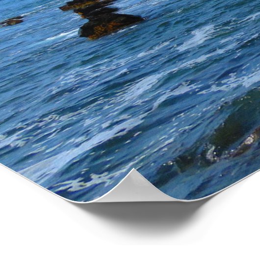 Cliff Walk in Newport - Poster (Hoek)