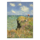Cliff Walk in Pourville door Claude Monet (Voorkant)