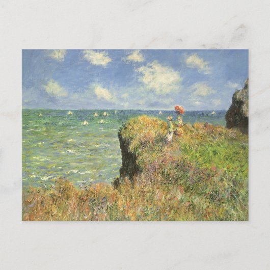 Cliff Walk in Pourville door Claude Monet Briefkaart (Voorkant)