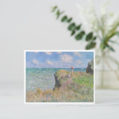 Cliff Walk in Pourville door Claude Monet Briefkaart (Staand voorkant)