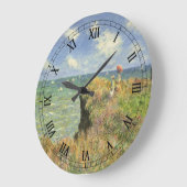 Cliff Walk in Pourville door Claude Monet Grote Klok (Hoek)