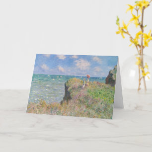 Cliff Walk in Pourville door Claude Monet Kaart