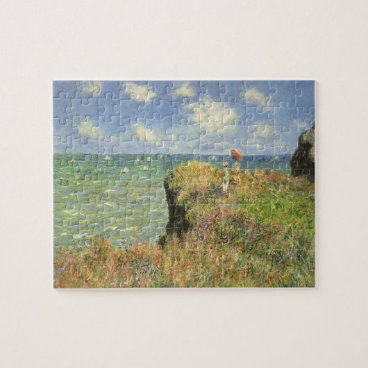 Cliff Walk in Pourville door Claude Monet Legpuzzel (Horizontaal)