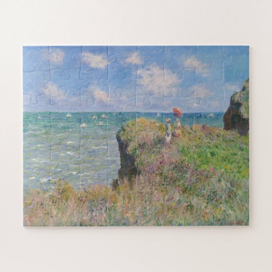 Cliff Walk in Pourville door Claude Monet Legpuzzel (Horizontaal)