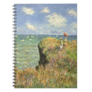 Cliff Walk in Pourville door Claude Monet Notitieboek
