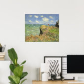 Cliff Walk in Pourville door Claude Monet Poster (Thuiskantoor)