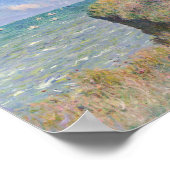 Cliff Walk in Pourville door Claude Monet Poster (Hoek)