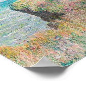 Cliff Walk in Pourville door Claude Monet Poster (Hoek)