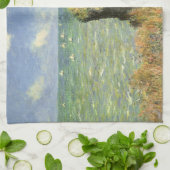 Cliff Walk in Pourville door Claude Monet Theedoek (Gevouwen)