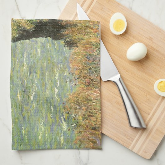 Cliff Walk in Pourville door Claude Monet Theedoek (Quarter Fold)