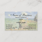 Cliff Walk in Pourville door Claude Monet Visitekaartje (Voorkant)