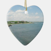 Cliff Walk Newport Rhode Island Keramisch Ornament (Rechts)