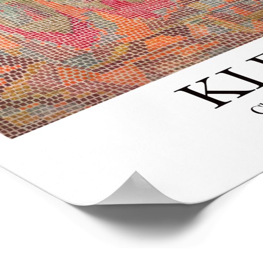 Cliffen door het Zee van Paul Klee Poster (Hoek)