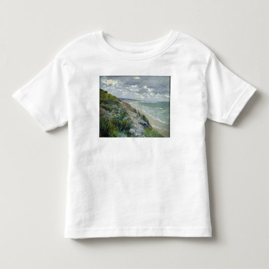 Cliffen van het zee in Trouville Kinder Shirts (Voorkant)