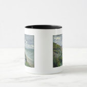 Cliffen van het zee in Trouville Mok (Midden)