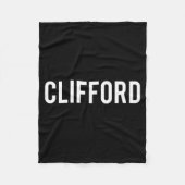 Clifford - Cool New Funny Name Fan Gift Tee Fleece Deken (Voorkant)