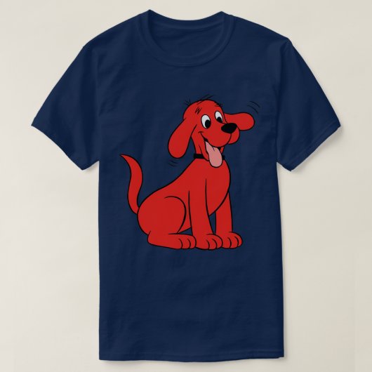 Clifford de grote rode hond TShirt (Design voorkant)