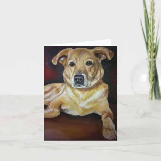 "Clifford" - Pet Portraits NoteCards Kaart (Voorkant)