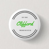 "Clifford" Ronde Button 3,2 Cm (Voorkant)