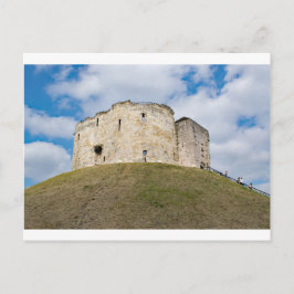 Clifford's toren in York historisch gebouw. Briefkaart