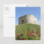 Cliffords Tower Briefkaart (Voorkant / Achterkant)