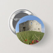 Cliffords Tower Ronde Button 5,7 Cm (Voorkant /achterkant)