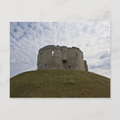 Clifford's Tower - York, Engeland Briefkaart (Voorkant)