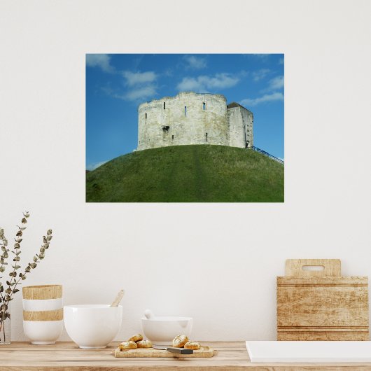 Cliffords Tower, York, Engeland Poster (Keuken)