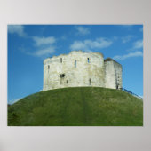 Cliffords Tower, York, Engeland Poster (Voorkant)