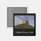 Cliffords Tower, York Magneet (Voorkant / Achterkant)