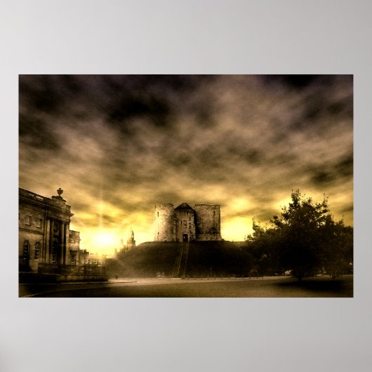 Clifford's Tower, York Poster (Voorkant)