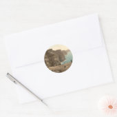 Cliffs at Moher, County Clare Ronde Sticker (Envelop)